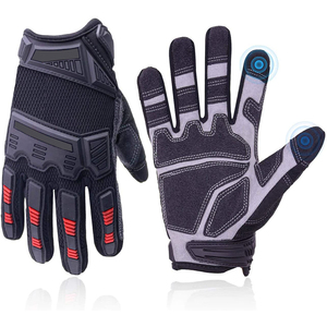 Guantes mecánicos de cuero de seguridad, comodidad óptima, material perfecto, venta al por mayor, precio de fábrica disponible, guantes mecánicos de cuero - Product Image 1