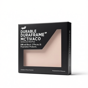 Durable DURAFRAME Magnetic <b>Frames</b> DIN <b>A6</b> Black 2 Pieces/Pack Presentation Products - Product Image 2