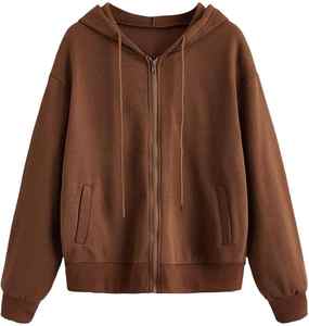 Custom <b>Women's</b> <b>Black</b> <b>Hoodies</b> with Thick Fleece Zip-up Front Regular Sleeve Unlined Hooded Y2K Tie Dye Technique Winter Wear - Product Image 1