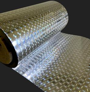 Custom Silver <b>Holographic</b> 3D Multi-Lens Film High Reflective Metallized PET Adhesive <b>Sticker</b> Labels Printing Bulk Wholesale - Product Image 1