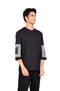 100% camisetas de algodón satinado de primera calidad para hombre, camisetas de manga larga de secado rápido con cuello en V y cuello de Polo, estampado en relieve de logotipo personalizado, ODM de alta calidad - Product Image 2