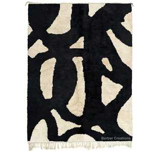 Alfombra persa hecha a mano, auténtica alfombra marroquí Beni Ourain, Azilal, venta al por mayor - Product Image 2