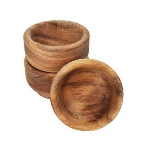 ชามไม้ขนาดเล็กมีเอกลักษณ์พร้อมช้อนพื้นบ้านสำหรับปรับขนาดเองได้ - Product Image 4