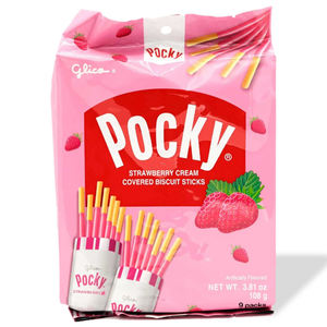 Vente en gros de bâtonnets de biscuits Pocky aux bleuets et au yaourt 36g x 10 boîtes x 6 blocs Vente en gros de bâtonnets de biscuits Pocky aux amandes et au chocolat - Product Image 3