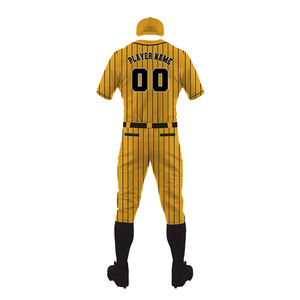 Vêtements de sport d'équipe personnalisés de haute qualité, ensemble d'uniformes de baseball, maillot unisexe respirant anti-UV à séchage rapide pour les sports de plein air pour adultes - Product Image 3