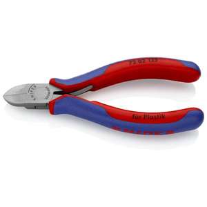 Cortador Diagonal Knipex de Plástico Pulido con Empuñaduras Multicomponentes, Tipo Tijera y Cizalla - Product Image 1