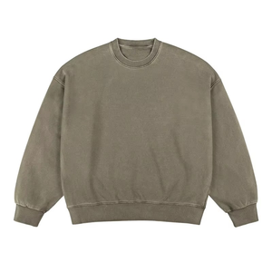 Sweat à capuche personnalisé Streetwear de qualité supérieure 100% coton molletonné à l'acide fabricant de sweat-shirt personnalisé logo imprimé bouffant - Product Image 2