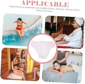 Soutiens-gorge jetables pour femmes en tissu non tissé Spa Top Sous-vêtements Vêtements de plage Spray Tanning Bra Lingerie - Product Image 5