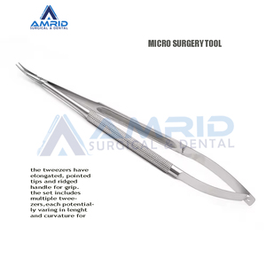 Juego de 4 Tijeras de Microcirugía Costroviejo, Pinzas de Plástico de Alta Calidad para Uso Manual y Eléctrico - Product Image 5