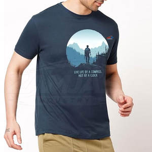 T-shirts imprimés graphiques pour hommes respirants et à séchage rapide avec logo personnalisé, T-shirts imprimés graphiques pour hommes élégants et de haute qualité - Product Image 4