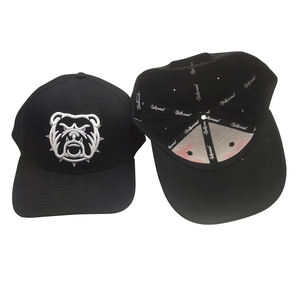 قبعات بيسبول سوداء ذات نمط تنبيه شرس مع تصميم كلب غاضب مطبوع باللون الأبيض متوفر الآن - Product Image 4