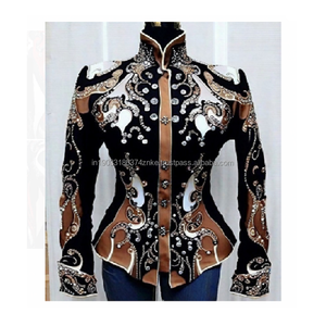 Chaqueta de espectáculo impermeable para mujer de equitación de buena calidad Chaqueta de espectáculo de equitación de bajo precio a precio barato - Product Image 1