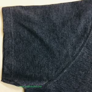 T-shirt unisexe de haute qualité à col rond et manches courtes, en tissu jersey respirant en mélange de coton et de viscose, avec motif lettres et devant non tissé - Product Image 4