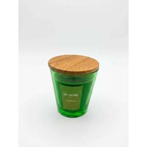 B-Kct0077 Vela con Tapa de Madera de 160 Gr, Color Verde - VERDE - Product Image 3