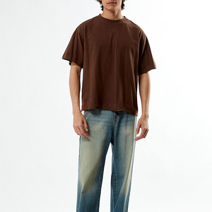 100% coton Baggy Boxy Fit T-shirt blanc à impression numérique personnalisé Fabricant de streetwear de haute qualité - Product Image 3