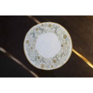 Juego de 7 Piezas para Mesa de Navidad con Bordado Floral, Camino de Mesa de Poliéster y Lino, Servilletas Tejidas Resistentes a las Manchas para Uso Doméstico - Product Image 6