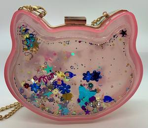 Bolso de Mano Moderno de Resina Epoxi Hecho a Mano para Mujer |   Bolso de Noche Elegante, Impermeable y Ecológico |   Cóctel para Fiestas y Bodas - Product Image 1