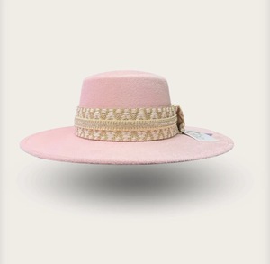 Sombrero Cordobés Italiano de Gamuza de Lujo |   Sombrero de Moda Hecho a Mano |   Fabricante OEM ODM - Product Image 2
