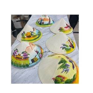 หมวกทรงกรวยใบปาล์มแบบเวียดนามดั้งเดิม2024ขายดี - Product Image 6