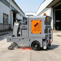 Balayeuse de voirie compacte ZMT E-85 S16, alimentée par batterie, moteur silencieux, bac à déchets de 160 L, pour hôtel, complexe hôtelier, parcours de golf