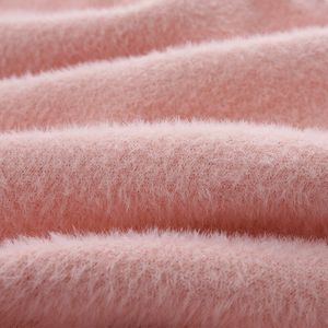 Suéteres Personalizados al por Mayor con Logotipo, Suéteres de Algodón para Mujer, Suéteres Holgados de Cuello Redondo y Manga Larga en Color Sólido - Product Image 4