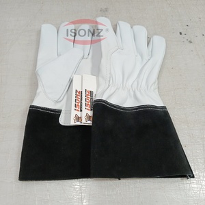 ISONZ Tig Mig – gants de soudage en cuir véritable, anti-chaleur, anti-coupure, 30-35cm, pour soudeurs, soudage à l'argon - Product Image 2