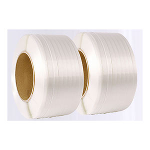 Exportateur de quantité en vrac vendant largement la sangle d'emballage de fixation de charge de cordon de boucle de fil composite de polyester de 32mm pour la cargaison - Product Image 1