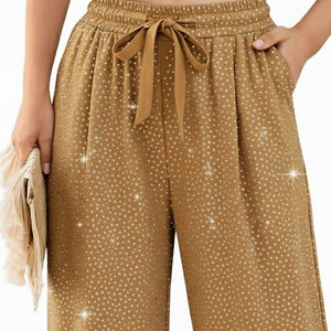 Pantalon en strass pour femmes, tendance et personnalisé, produit à succès, pantalon en strass pour femmes personnalisé, faible MOQ - Product Image 4