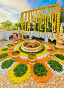 ของตกแต่งรูปช้างรอยัลสำหรับงานแต่งงานกลางแจ้งงานเต่งงานแบคดรอปไฟเบอร์ฉากหลังฮาลดิไฟเบอร์สำหรับงานแต่งงาน - Product Image 4