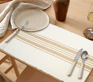 Napperons en coton de qualité pour exportateurs résistant à la chaleur Logo personnalisé Accessoires de table à manger élégants - Product Image 4