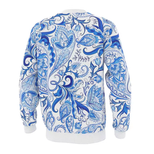 Sublimación personalizada Impresión Poliéster Transpirable Manga larga Cuello redondo Diseño Hombres Sudaderas Básicos Algodón Mezclado - Product Image 5