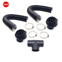 Tuyau d'échappement en aluminium pour Webasto Eberspacher, taille personnalisée, 42, 60, 75, 90mm