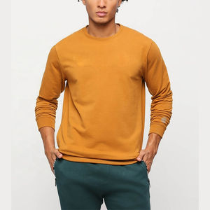 เสื้อสเวตเตอร์แขนยาวของผู้ชายแบบสั่งตัดผ้าฝ้ายโพลีเอสเตอร์ทรงสลิมฟิตพร้อมพิมพ์โลโก้ดิจิตอลดีไซน์แฟชั่นสำหรับฤดูหนาว - Product Image 2