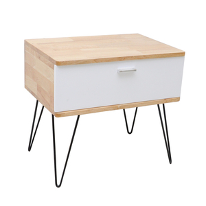 SFTDG010 - Table de chevet élégante avec pieds en forme d'épingle à cheveux, style simple - Product Image 1