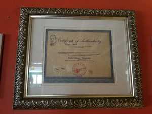 Collier d'agate de barbe à papa vintage fait à la main en fil plaqué or unique enroulé de bijoux infusés de Reiki pour les fiançailles - Product Image 6