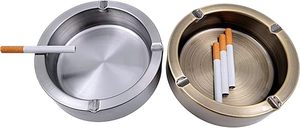 Cenicero de Latón con Acabado Pulido para una Apariencia Premium, Cenicero de Latón para Uso Diario y Ocasiones Especiales, Hecho a Mano - Product Image 3