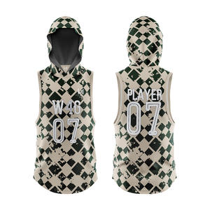 Maillots de football américain sans manches personnalisés de haute qualité à prix bas, sur mesure, 7v7, 7on7, pour hommes, taille plus, logo imprimé par sublimation - Product Image 3