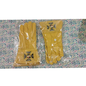 Gants maçonniques rouge coton rond Patch haute qualité maçonnique boussole logo gants marque privée bonne qualité gants en coton 2025 - Product Image 2