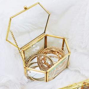 Dernier or 4X6 pouces Photo photographie Rectangle verre et or ombre boîtes peut contenir 4x6 bijoux impression Photo personnalisé 4x6" - Product Image 5