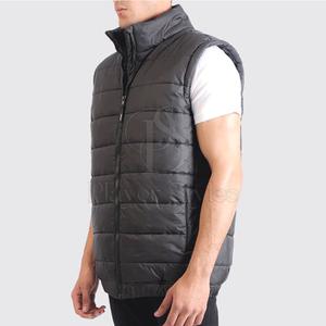 เสื้อแจ็คเก็ตพัฟเฟอร์ผ้าแคนวาสคุณภาพสูงสำหรับผู้ชายแบบ OEM สั่งทำพิเศษ เสื้อกั๊กฤดูหนาว คอจีน แบบกลับด้านได้ ระบายอากาศได้ดี ไซส์ใหญ่ บรรจุใยฝ้าย ราคาประหยัด - Product Image 5