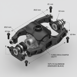 Support de montage de moteur avant de moto haute résistance | Pièces de rechange durables résistantes aux vibrations TVS KING 3 WHEELER - Product Image 2