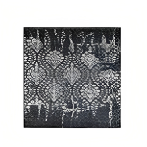 Tapis de style oriental fait à la main de luxe tapis en laine indienne touffetés durables de qualité supérieure Techniques de coton brodé faible lavable à la maison - Product Image 2