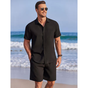 Wholesale Custom <b>T</b>-<b>shirt</b> and Shorts 2 Piece Men Jogging Short Set With Custom Labels <b>Women</b> Summer Shorts Set - Product Image 3