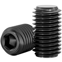 Vis sans tête hexagonale en acier au carbone de grade 12.9, DIN913, vis Allen, fixateur industriel, vente en gros, tête hexagonale à pointe