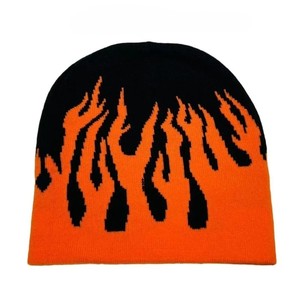 Invierno Unisex bordado tejido Jacquard Beanie sombreros diseño personalizado poliéster/algodón moda cómodo duradero - Product Image 6