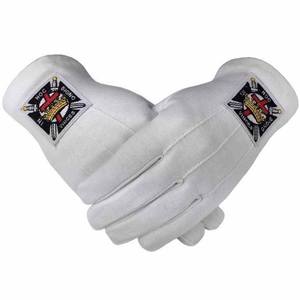 Guantes Masónicos de Cuero Suave con Bordado de Past Gran Sacerdote PHP - Product Image 5