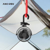 Banque d'énergie extérieure portable de 4 pouces Poussette Octopus multifonction et ventilateur à main 12000mAh USB rechargeable pour la maison, la voiture et le camping-car.