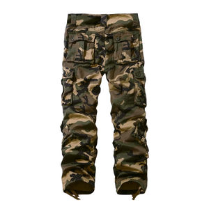 <b>Men</b> Loose Male Side <b>Pocket</b> Polyester Trousers Sport <b>Zip</b> Slit Flared Sweatpants Cargo Jogger <b>With</b> Woven Cargo Pants - Product Image 5