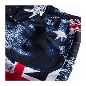 Short de bain OEM High Street pour hommes, meilleure qualité, tenue décontractée, en nylon imprimé avec logo et motif solide, short de natation pour le sport - Product Image 5