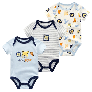 Vêtements pour bébés nouveau-nés de haute qualité en coton biologique de marque en gros, barboteuses de 0 à 12 mois, vêtements pour enfants - Product Image 3